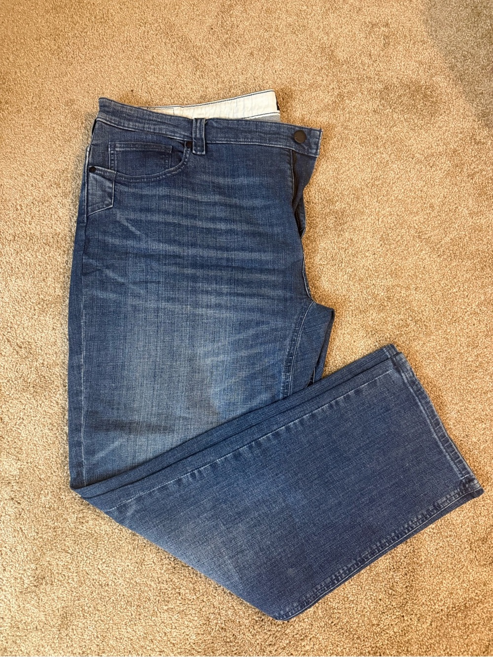 Off The Grid Men's Straight‎ Fit Indigo Denim Jeans